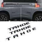3PCS New 2021+ Chevrolet Tahoe Gloss Black Side Door Tailgate Rear Tahoe Emblem 