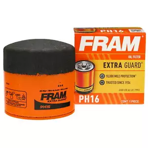 Nuevo estuche 1,2,3 filtro de aceite de motor - protector adicional FRAM PH16 para Dodge, Chrysler, Jeep - Imagen 1 de 8