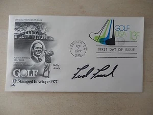 Sobre de golf Fred Funk autografiado 3 1/2"" X 6 1/2"" FDOI LEYENDA - Imagen 1 de 3