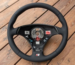 NEW LEATHER Steering Wheel for Audi S line A4 S4 B5 80 A6 S6 4B A8 S8 D2 OEM - Picture 1 of 13