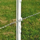 3FT ELECTRIC FENCE POLY POSTS Horse Pony Fencing Stakes White Green 10 20 40 60