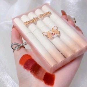 MAGIC CASA-Juego de 5 uds./set de maquillaje lápiz labial mate Velcet, cosmético - Picture 1 of 7