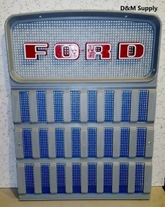 Juego de parrilla delantera para tractor Ford 2000 2100 2110 2120 2150 2300 2310 3055 3110 - Imagen 1 de 2
