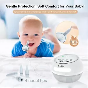 Baby Nasal Aspirator, 75kpa Poweful Suction, High Flow Electric Nose Suction for - Picture 1 of 6