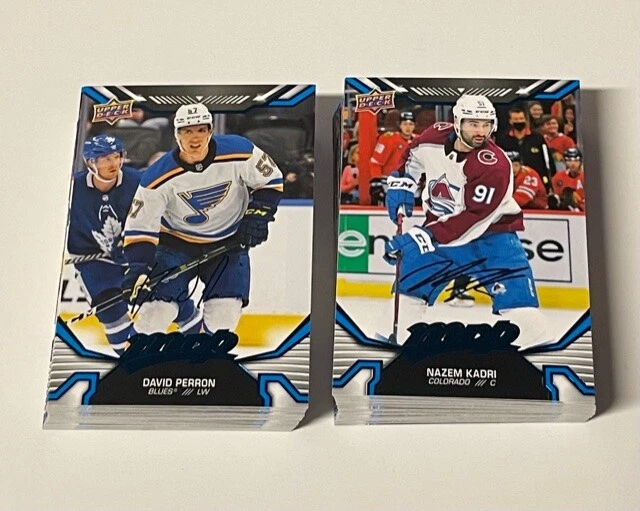 2022-23 Upper Deck MVP Factory Set Blue Script Hockey Singles You Pick - Image 1 of 1