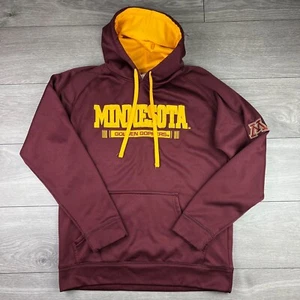 Mens Champion Minnesota Golden Gophers Burgundy Red Pullover Hoodie Size Medium - Picture 1 of 7