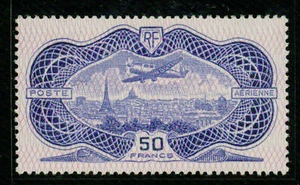 FRANCE -1936 - CAUDRON «SIMOUN»  OVER PARIS - VF** - Picture 1 of 1