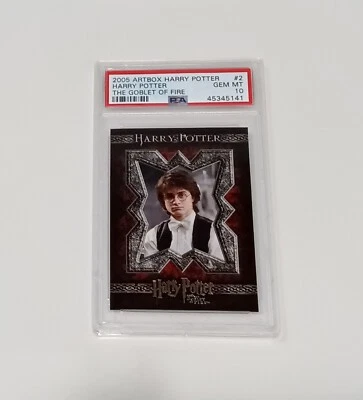 Harry Potter,2005 Artbox #2 (The Goblet of Fire)  PSA Gem Mint 10,POP:1 💎 RARE! - Image 1 of 2