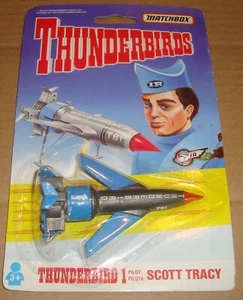 THUNDERBIRDS THUNDERBIRD 1 (PILOT: SCOTT TRACY) MATCHBOX/TYCO TOYS 1993 - Imagen 1 de 7