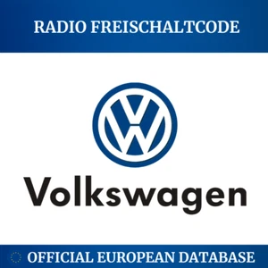 VW Autoradio Code Entsperrung Golf Passat Polo Caddy Tiguan Jetta Lupo - Foto 1 di 1