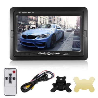 7'' TFT LCD Color 1024X600 Monitor For DVD VCR Car Rearview Headrest Monitor - Image 1 of 4