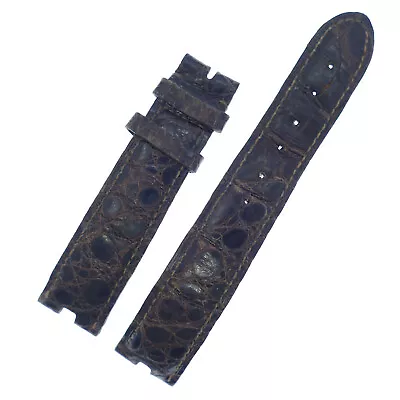 CORREA RELOJ CARTIER VENDOME CUERO COCODRILO MARRÓN Foto 1 de 3