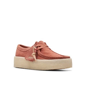 Copa Wallabee Clarks Originals para mujer gamuza terracota 26176565 - Imagen 1 de 7