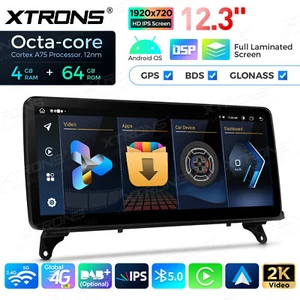 4G Android 14 Octa-Core Car GPS Stereo Radio 64GB DSP For BMW X5 E70 X6 E71 CIC - Picture 1 of 18