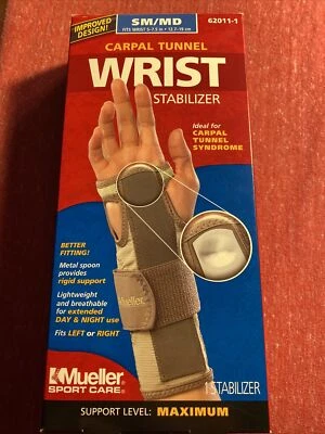 Estabilizador de muñeca túnel carpiano pequeño/mediano se adapta a mano derecha o izquierda Foto 1 de 2