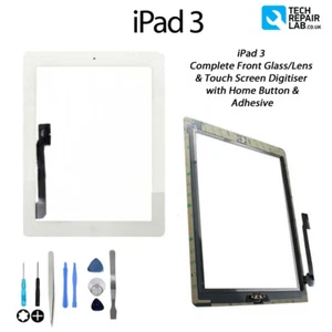 Neuf IPAD 3 Complet Avant Verre / Numériseur Écran Tactile Assemblage Avec - Photo 1 sur 6