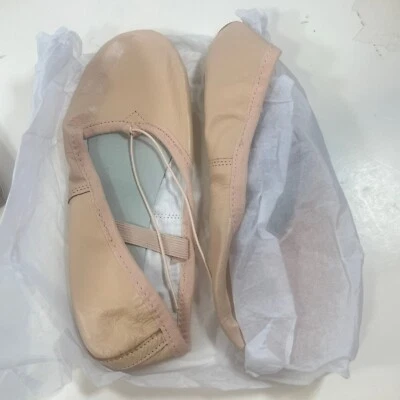 Balera Pink Ballet Shoes 6.5 Style B30 Girls Leather Upper Manmade Sole New - Image 1 of 4