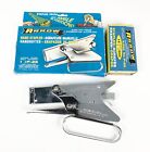 VINTAGE ARROW STAPLER P-22 IN BOX + STAPLES MINT 1960'S MADE USA OLD STOCK