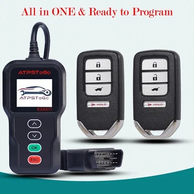 Nuevo programa hágalo usted mismo mando a distancia llavero y herramienta escáner OBD para Honda CR-V 2015-2016 Foto 1 de 4