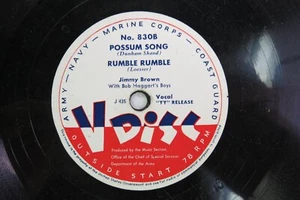 Jimmy Brown - V DISC 830 - Possum Song & Rumble Rumble - Picture 1 of 3