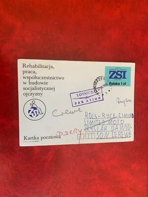 POLONIA 1979 TARJETA POSTAL USADA DISCAPACITADOS DISCAPACITADOS SILLA DE RUEDAS REHABILITACIÓN SELECCIÓN 1 Foto 1 de 4