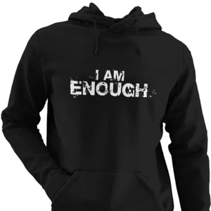 I Am Enough Hoodie Geschenke Slogan Vendetta Anarchie Freiheit Ungehorsam Ungehorsam UK - Bild 1 von 13