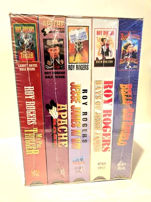 Roy Rogers Western Bundle 5 VHS Brand New Sealed - Image 1 of 4
