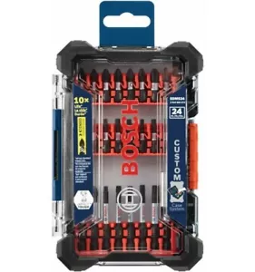 Bosch Custom Case 24-Piece 1/4-in Impact Driver Bit Set Model #SDMS24 - Picture 1 of 4