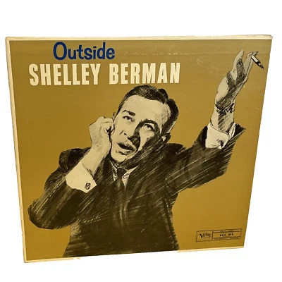 Outside Shelley Berman (Vinyl, 1959) Verve Records MG V-15007 Good+ LP Record - Image 1 of 4