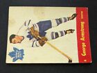 1955-56 Parkhurst Hockey Card # 4 George Armstrong HOF Toronto Maple Leafs VGEX