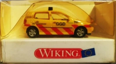 WIKING 07104 VW Polo Notarzt GGD - scala H0 - Immagine 1 di 4