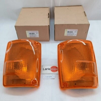 Conjunto de señal de giro de luz de esquina Isuzu Trooper 1987-1991 conjunto 1 par izquierda/derecha nuevo OEM Foto 1 de 4