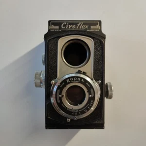 VINTAGE CIRO-FLEX KAMERA, RAPAX SHUTTER, LEDERTASCHE, OHNE GETESTET, OHNE OBJEKTIV - Bild 1 von 3