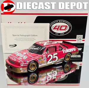AUTOGRAPHED KEN SCHRADER 1989 CHARLOTTE WIN FOLGERS 1/24 ARC DIECAST - Picture 1 of 9