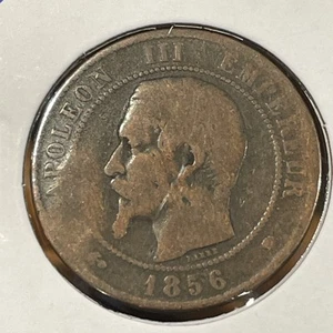 1856 MA Francia 10 céntimos Dix F4325 - Imagen 1 de 2