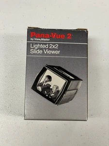 Vintage Slide Viewer 2x2 Pana-Vue 2 Battery Operated  In Original Box - Picture 1 of 11