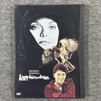 Ladyhawke (DVD, 1985, Widescreen) Michelle Pfeiffer, Matthew Broderick, Like New Foto 1 de 3