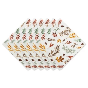 DII Thankful Autumn Collection Tabletop Essentials, Napkin Set, 20x20, Fall's - Picture 1 of 9