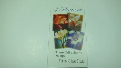 U.S. 2000 Flowers Stamp Booklet. Scott # BK281(20 Scott # 3454-57) (34cent) - Image 1 of 2