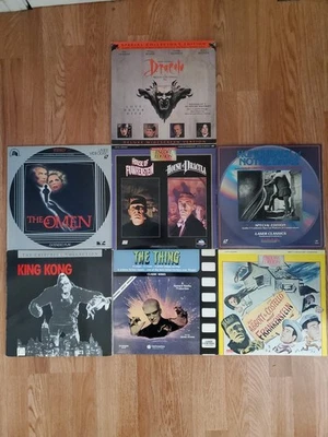 7 Horror Movie Classics Lot On Laserdisc Dracula Frankenstein & More - Image 1 of 4