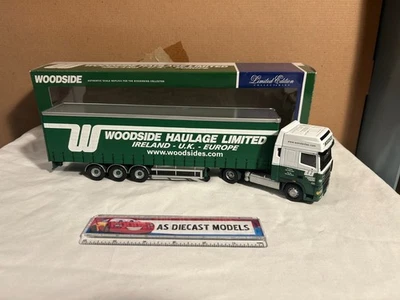 Corgi Modern Truck CC13214 DAF 95 Curtainside Woodside Haulage 1/50 - Image 1 of 3