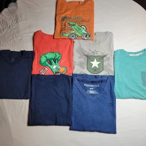 Lot Of 7 Boys Size 10 T Shirts Aeropostale, Cat & Jack, Shawn White & More.. - Picture 1 of 12