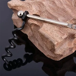 Bottle Opener Outdoor Mini EDC Cork Screw Red Wine Bottle Opener Keyring Tool - Imagen 1 de 12