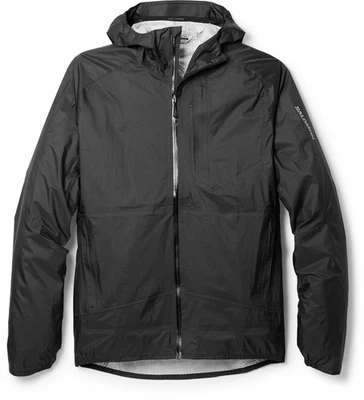 Chaqueta impermeable Salamon Bonatti - Para hombre - Negra profunda Foto 1 de 4