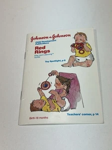 Vintage Johnson & Johnson Red Rings Play and Learning Guide Book Rare - Picture 1 of 6