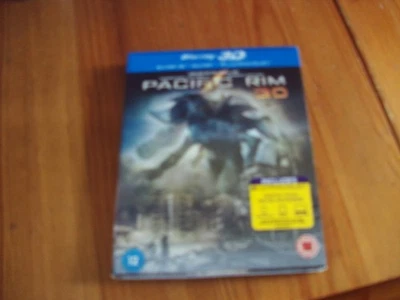 Pacific Rim Blu-ray 3d (2013) Charlie Hunnam, del Toro (DIR) cert 12 3 discs set - Image 1 of 2