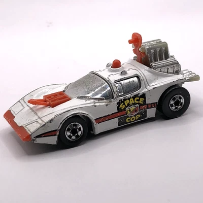 Hot Wheels Science Friction Space Cop 1977/78 White Blackwall Made In Hong Kong - Image 1 of 4