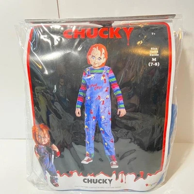 Fantasia infantil juvenil Disfarce Horror Chucky Halloween (M/7-8) - Imagem 1 de 3