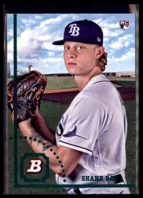 2022 Bowman Heritage Prospects  Shane Baz Rays 63 RC - Image 1 of 2