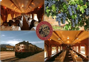NAPA Valley Wine Train, Napa Kalifornien - unbestellte Postkarte - Bild 1 von 6